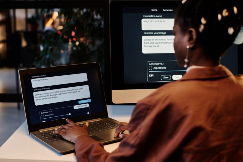 Temporary accountant review accounts using AI
